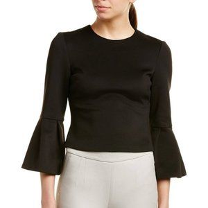 Eliza J Longsleeve Flair Top (Like New)